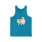 Shiba Inu Butt Unisex Jersey Tank