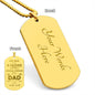 ANY MAN DOG TAG (SON)