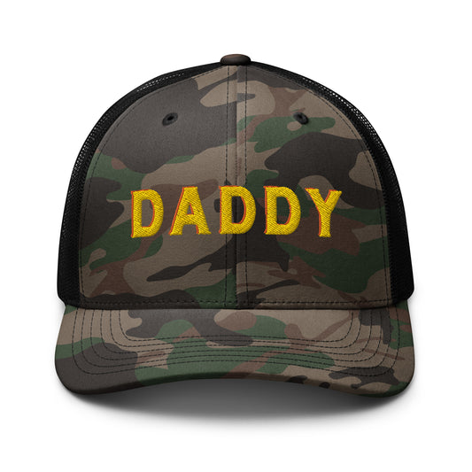 Camouflage trucker hat