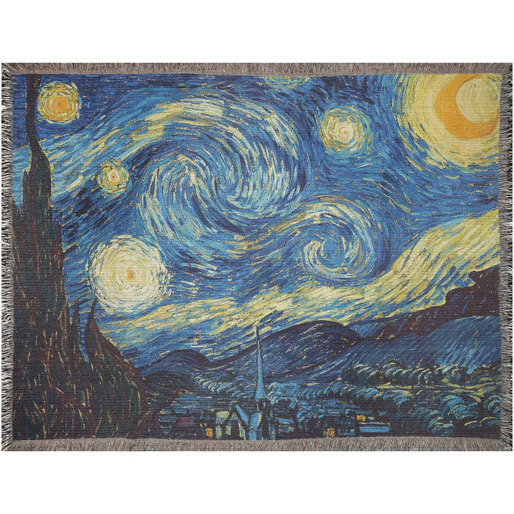 Starry Night Woven Blanket