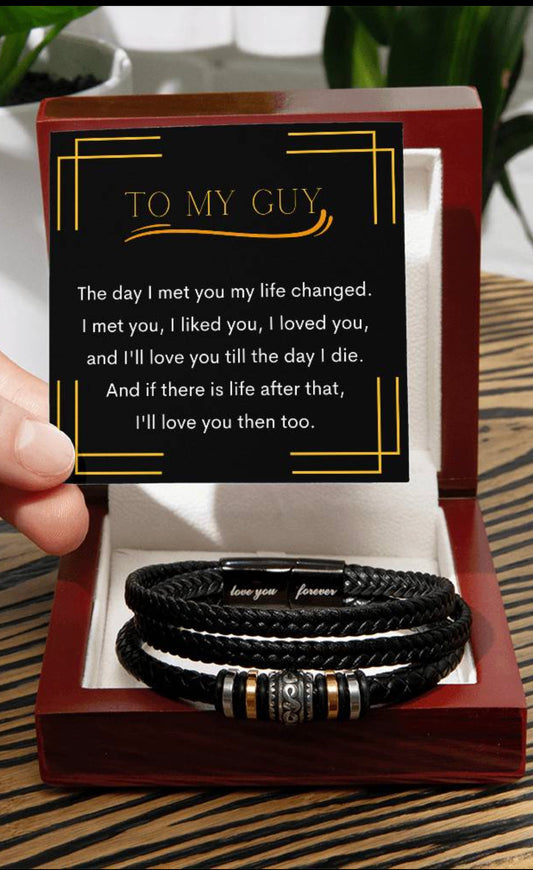 To My Guy Bracelet